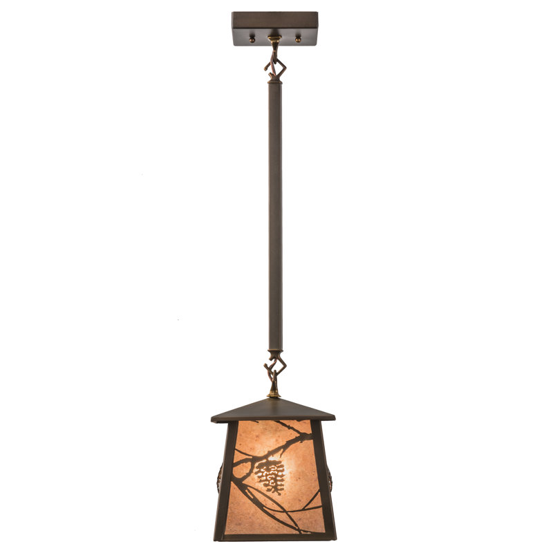 Rustic Lodge 1 - Light Pendant, Silver