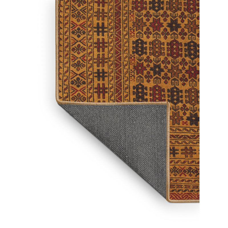Tapis brun Southwestern, Rectangle 4 pi x 6 pi