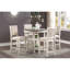 Table de hauteur comptoir 1Pc avec 2X présentoirs de mobilier de style transitionnel