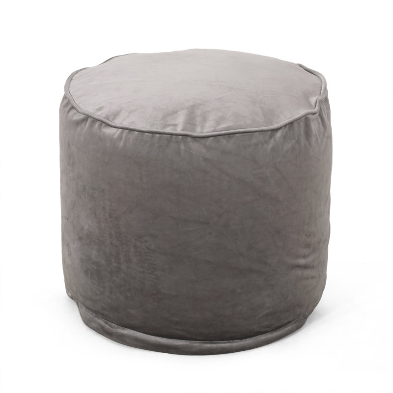Pouf Shimon, gris étain