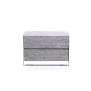 Wensley 2 - Drawers Nightstand in Gray Elm
