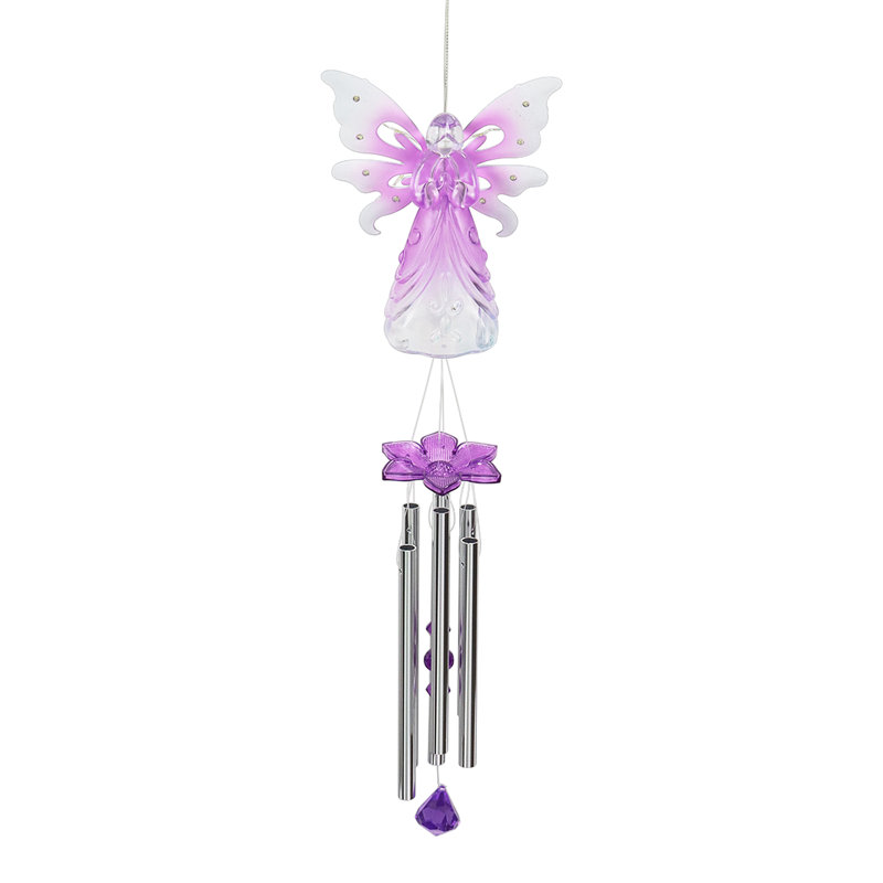 Grand carillon solaire ange, Mauve