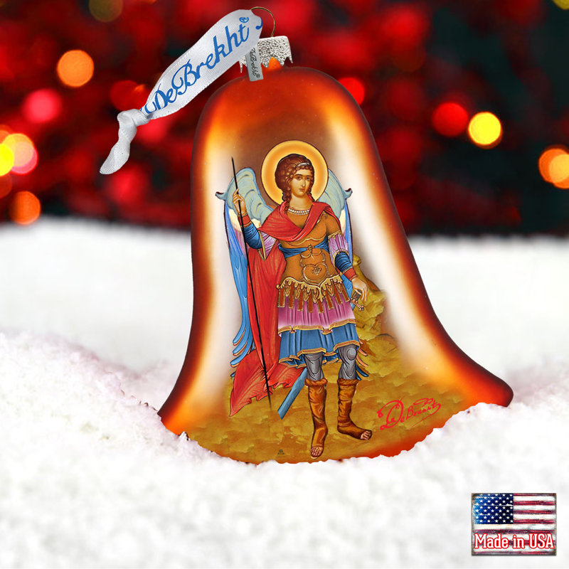 Holiday 3.5'' Handmade Glass Photo Ornament