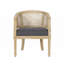 Chaise d'appoint en bois d'hévéa-1648536474