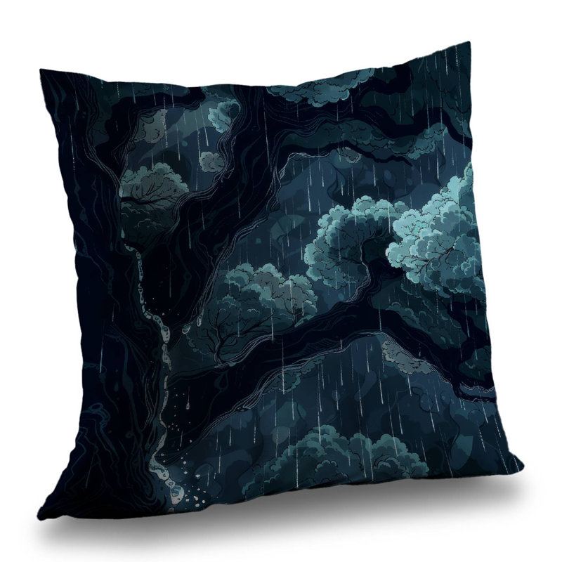 Canopy - 26"x26" Throw pillow cover - Poly twill - Print on demand