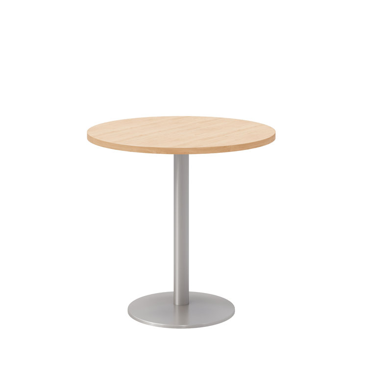 Table ronde à piédestal, H 29 po x L 30 po x l 30 po, Érable