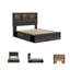 Grand lit plateforme avec rangement Drystan