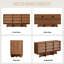59" Buffet Cabinet with 9 Drawers, Wood Sideboard Large Console Table For Kitchen And Living Room