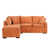 Chenille orange sélectionné