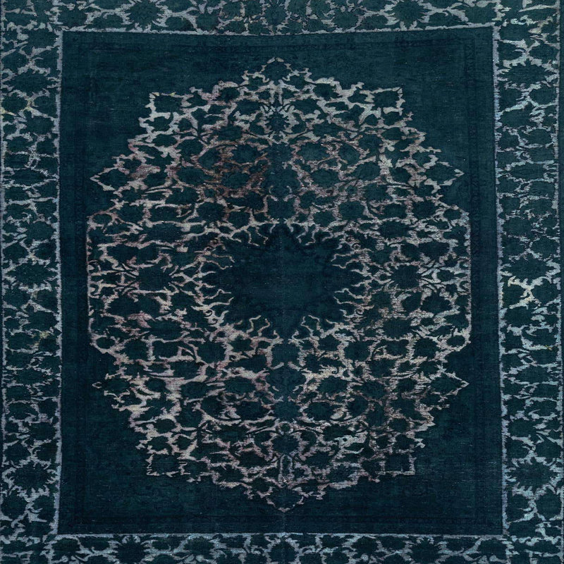 Abstract Indoor Rug, Square 5'