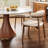 Jetta 7 - Piece Kitchen Dining Table Set Mid-Century Style Solid Wood Pedestal (1 Table 6 Chairs)-826246079-825888205