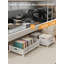 Rangement pliable sous le lit avec roulettes, contenant de rangement sous le lit en métal sans outil, conception robuste résistante à la rouille pour l'organisation de la chambre à coucher, capacité de 60 L
