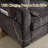 Dark Brown Chenille Sectional Sofa,Couch with Storage Ottoman and USB Charge Ports-1544748214