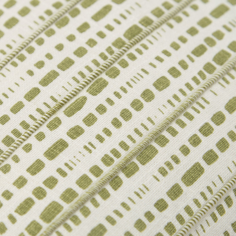 Fleurine Throw Pillow, Ivory/Green