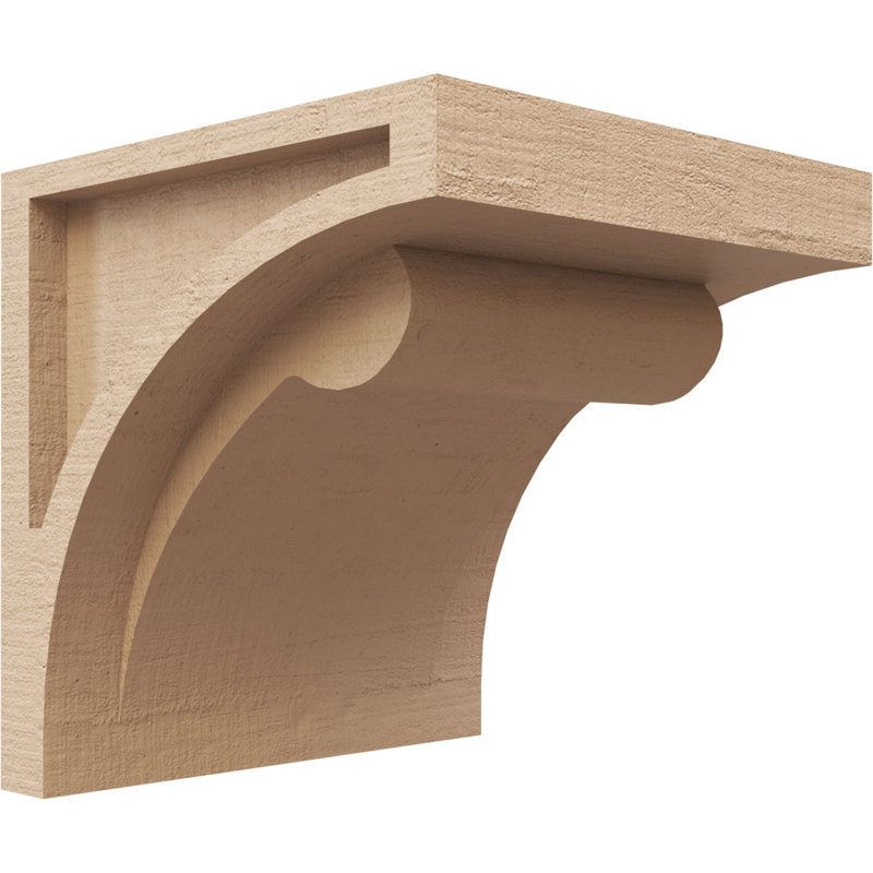 Bois de cèdre brut Viola TimberThane Corbel, apprêté brun clair, H 7 po x l 7 po x P 7 po