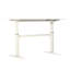 Bureau debout blanc transitionnel réglable de 47 po à hauteur réglable pour usage de bureau blanc, mobilier, capacité de poids de 220 lb,
