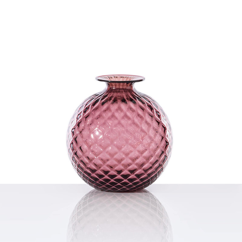 Venini Monofiore Balloton, 4.92" H x 4.33" W x 4.33" D, Purple
