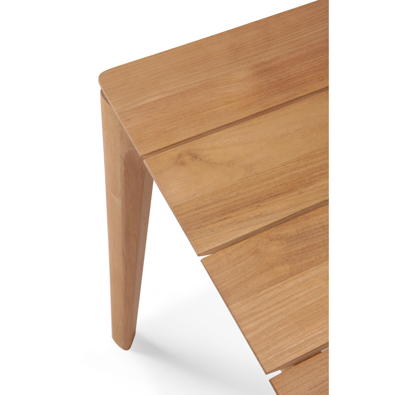 Bok Outdoor Teak Dining Table, 39.4" W x 98.4" L x 30" H