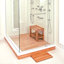 Banc de douche en teck-64289953