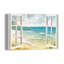 « Open Windows to Beach Paradise », reproduction sur toile tendue-1328568030-1328568005