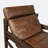 Carre 28.35'' W Full Grain Leather Lounge Armchair With Adjustable Headrest-216193506