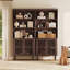 Armoire de rangement pour garde-manger avec bibliothèque réglable H 72,8 po x l 63 po-362478714
