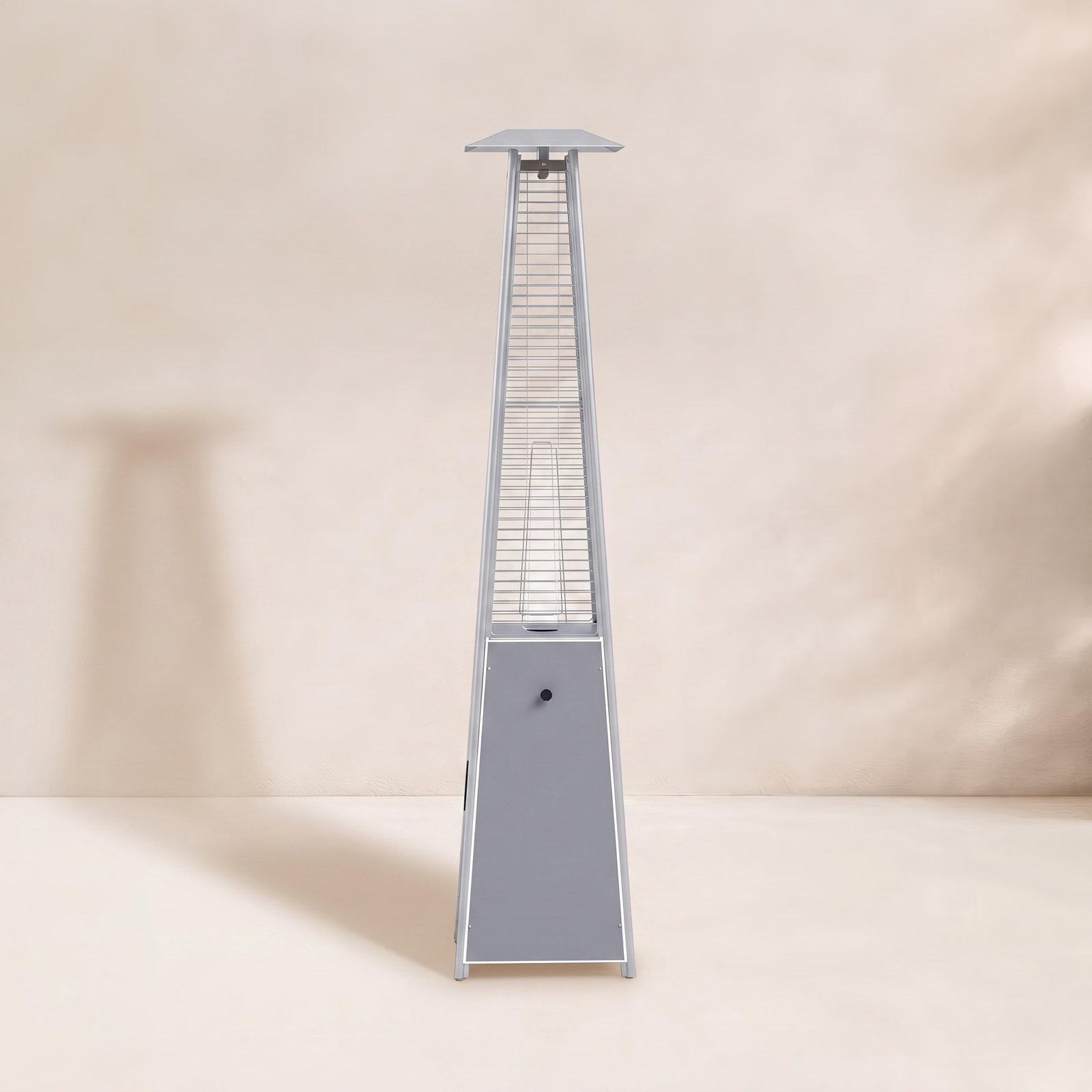 Kelcea Propane Patio Heater, Stainless Steel