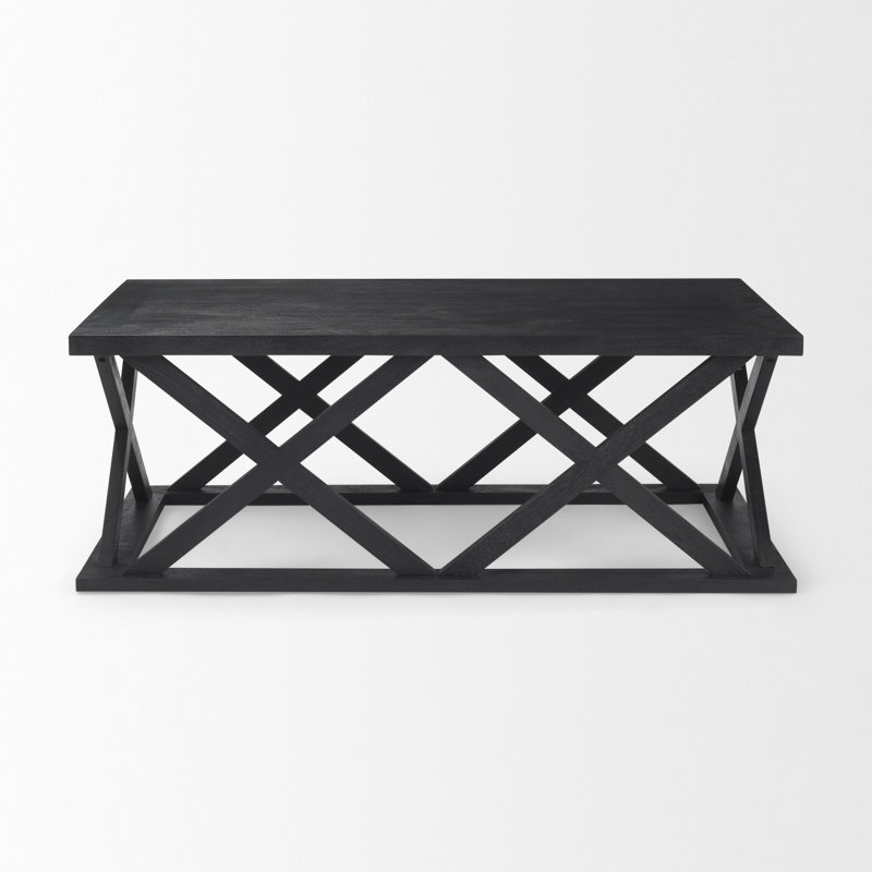 Table basse Meggett, Noir, noir, noir, noir