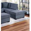 Sectional Sofa, Upholstered Couch With Ottoman For Living Room-2057634322