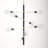 Christopher 8 - Light Steel Sputnik Modern Linear Chandelier-23264364
