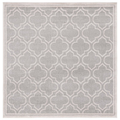 Ammundsen Geometric Light Gray/Ivory Area Rug