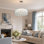 Led Dimmable Blue Glass Crystal Chandelier
