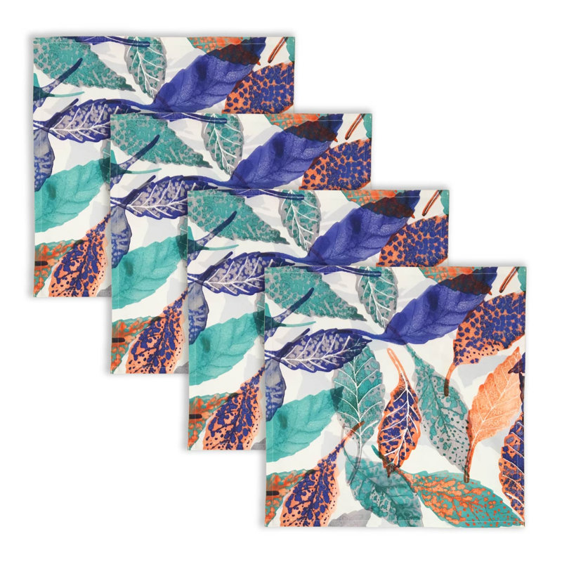 Turkish Cotton Floral Square Napkin