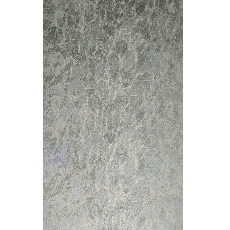 Papier peint moderne gris-or gris