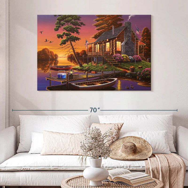 New Day Dawning, 32" H x 48" W