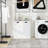 Two-Compartment Tilt-Out Laundry Sorter Cabinet