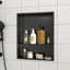 Double tablette de niche en acier inoxydable 21 "X 17"-1291475569