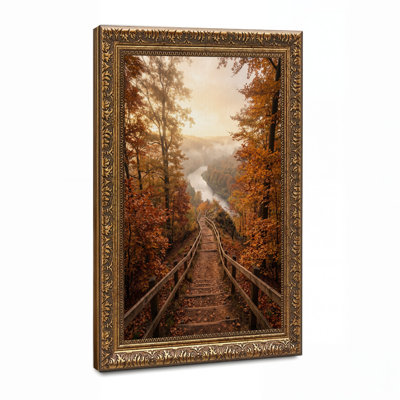 Art mural en bois avec escalier en bois