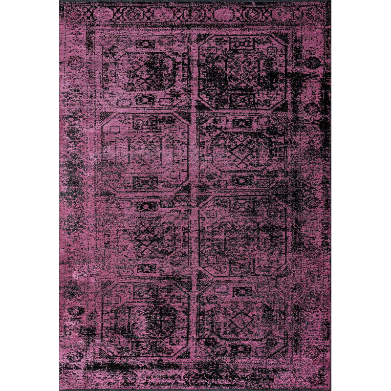 Chadley Vintage Look Hand Loom Indoor / Outdoor Area Rug, Rectangle 7'10" x 9'10"