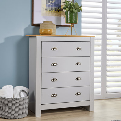 Anani 4 Drawer Wide Chest of Drawers