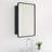Bryand Farmhouse Surface Mount Metal Bathroom Medicine Cabinets with Mirror-484793600-477258497