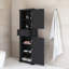 Tall Storage Cabinet With Drawer And Adjustable Shelf-115607506