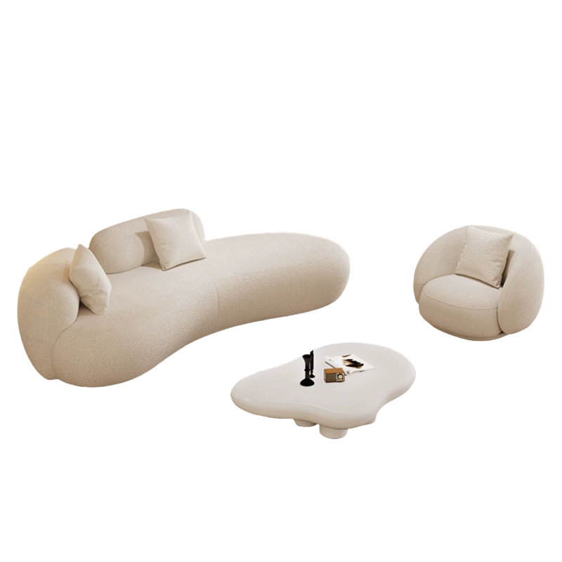 French style sofa tea table combination
