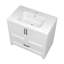 Ensemble de meuble-lavabo autoportant classique en bois massif avec lavabo 36 po-99820187