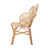 Kiger Modern Bohemian Rattan Flower Chair