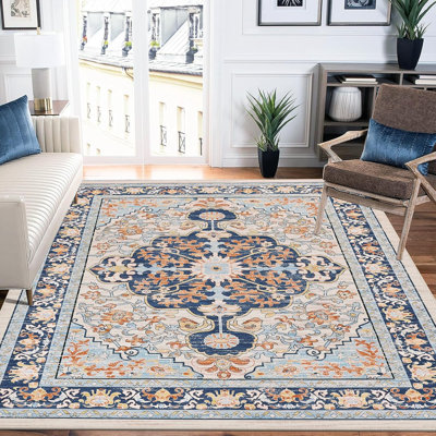 Tapis oriental antidérapant Boho