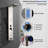 5-way Diverter Shower Tower Panel System with Fixed Shower Head-92892768