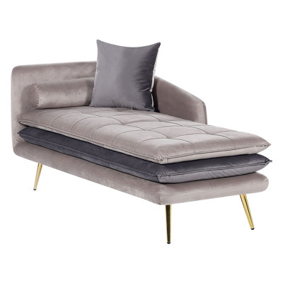 Lisco Velvet Chaise Lounge