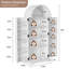 Garde-manger 65 po avec porte de garde-manger classifiée, armoire de rangement arquée avec rangement-1663895523