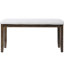 Banc de 38 po Mid-Century Modern